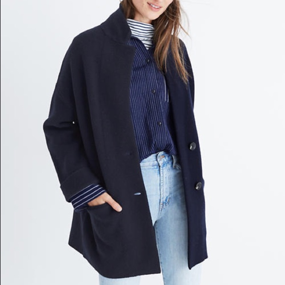 $24 FOR 24 HR / Merino Wool Blazer Sweater-Jacket